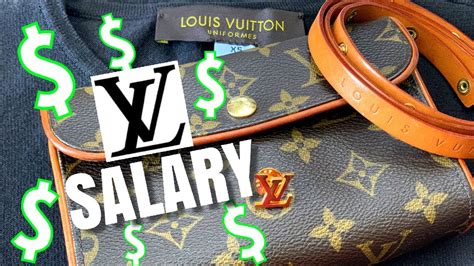 how much do you make at louis vuitton|louis vuitton jobs salary.